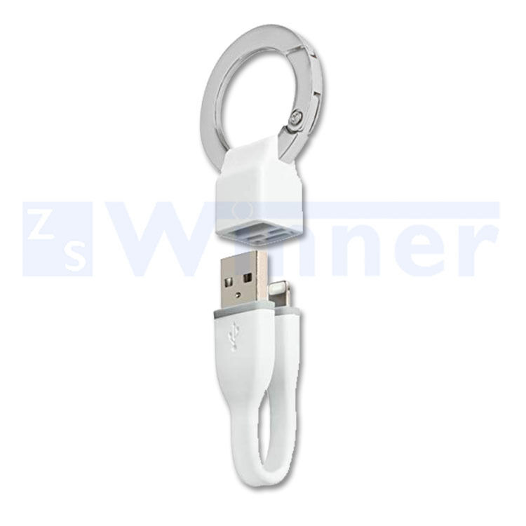 Ultra Short Lighting Charging Cable, Keychain Lightning Cable for iPhone / iPad / iPod Charger Cord with Apple MFI Certified