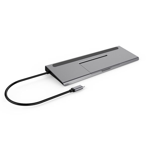 USB-C Full Function Docking Station for Laptop, Type-C to PD + HDMI + DP + USB2.0 + USB3x2 + RJ45 + SD3.0 + TF3.0 + VGA + AUDIO