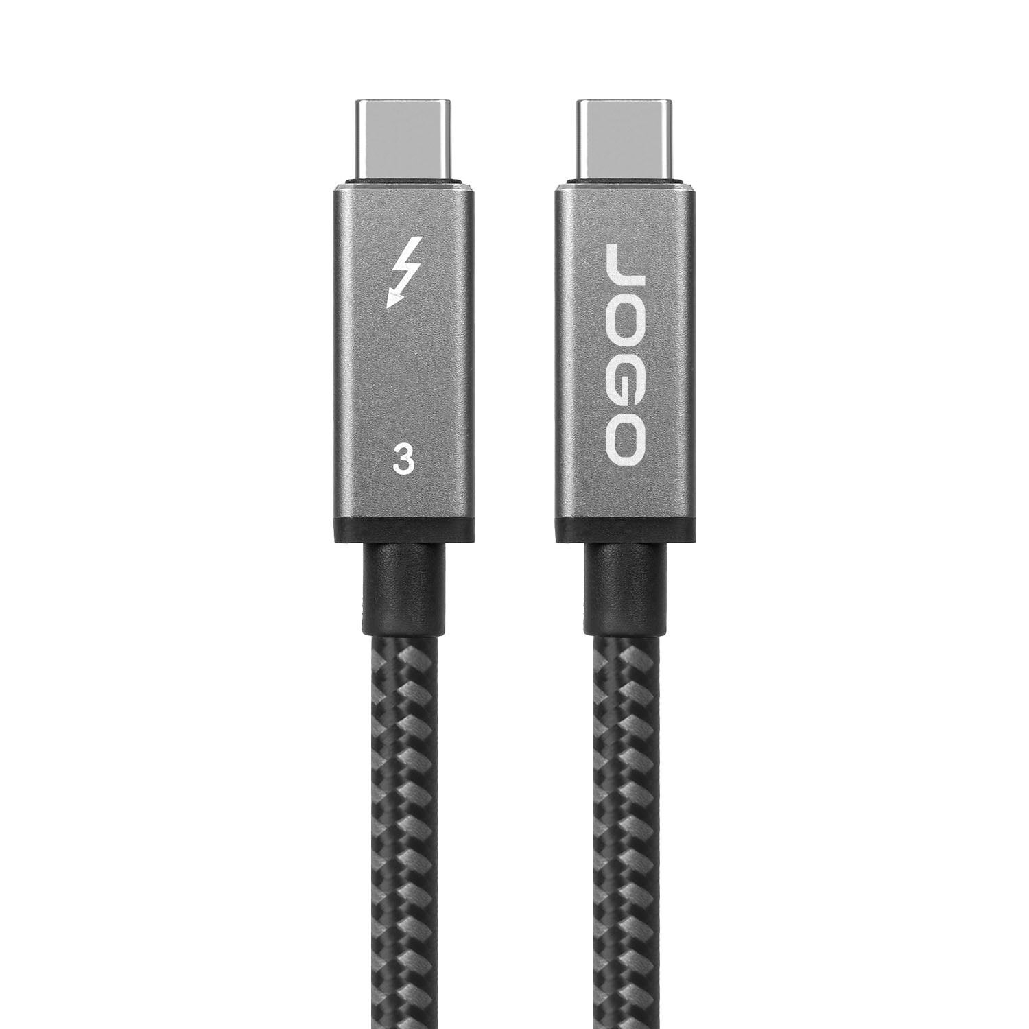 USB-C 3 Cable Supports Data Transfer 4K 5k@60hz USB-C to USB-C Cable 100W 40 Gbps Mobile Phone 5A Fast Charging PVC