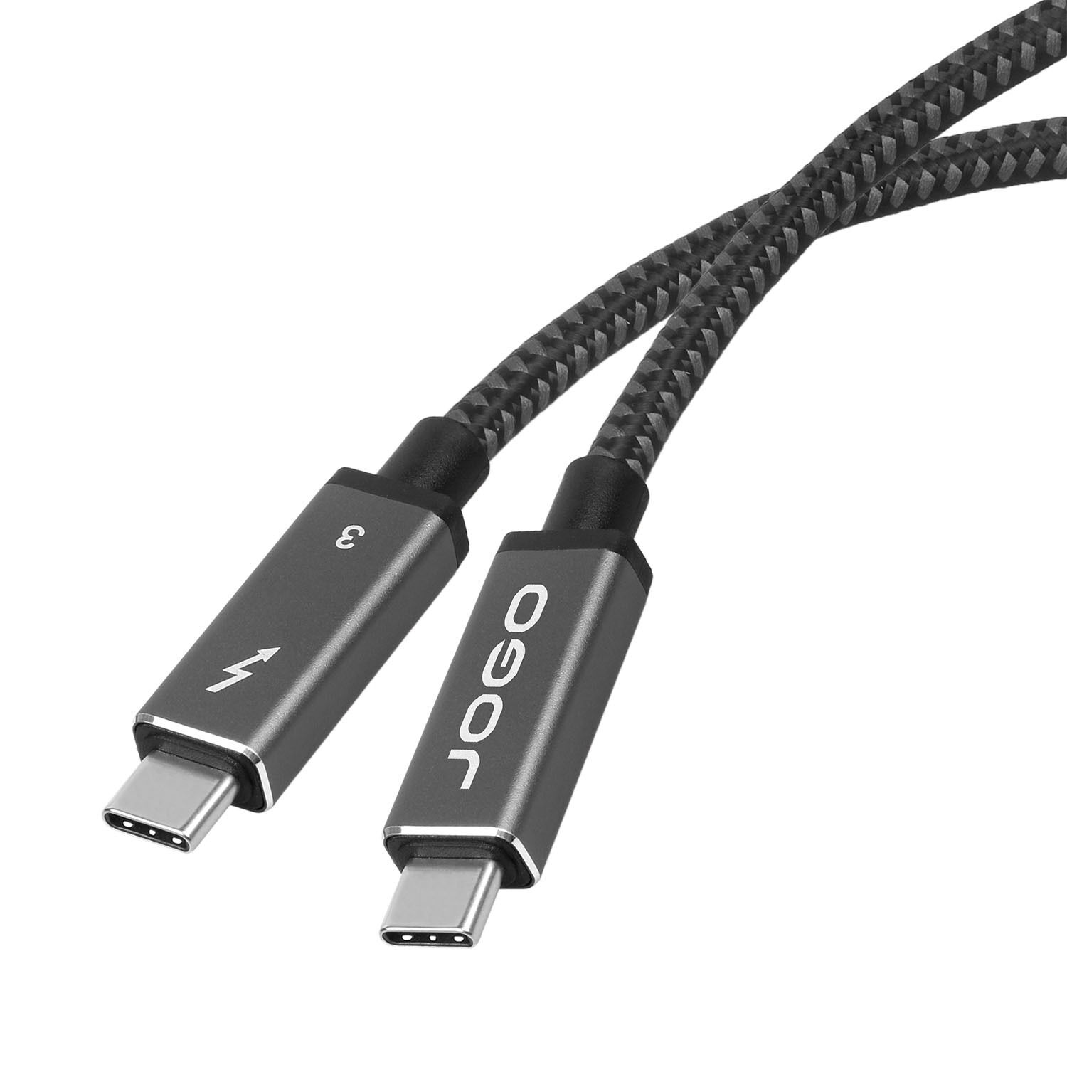 USB-C 3 Cable Supports Data Transfer 4K 5k@60hz USB-C to USB-C Cable 100W 40 Gbps Mobile Phone 5A Fast Charging PVC