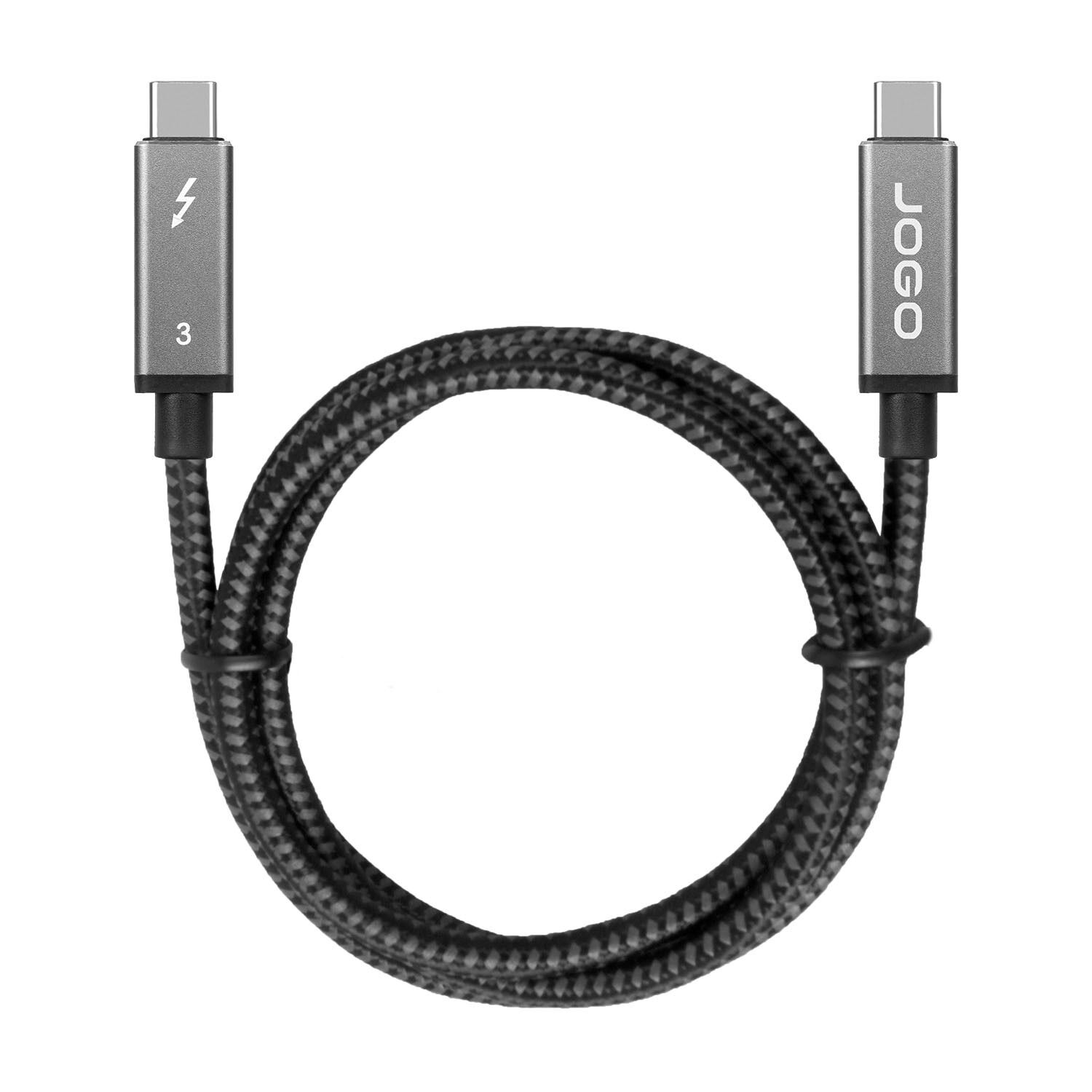 USB-C 3 Cable Supports Data Transfer 4K 5k@60hz USB-C to USB-C Cable 100W 40 Gbps Mobile Phone 5A Fast Charging PVC