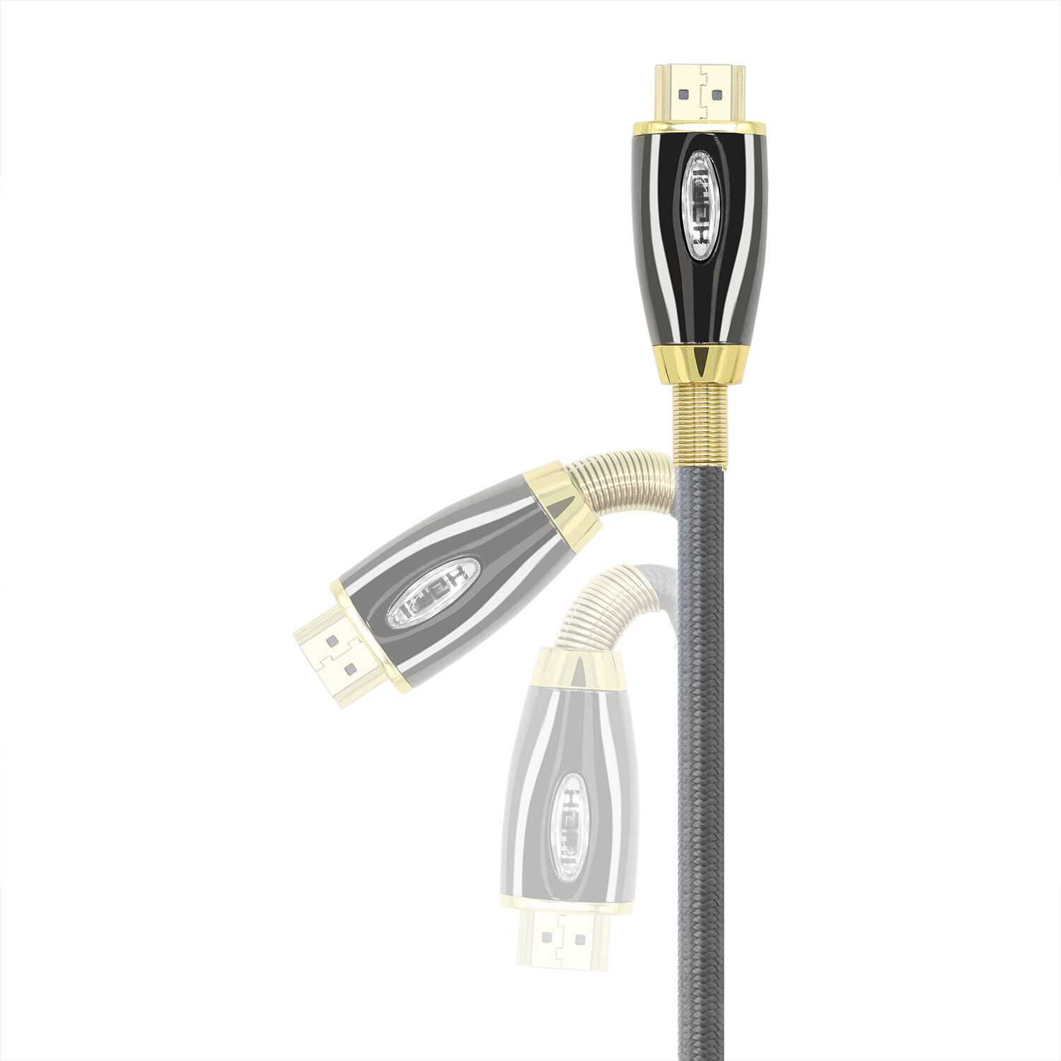 Zinc Alloy shell high Speed HDMI® Cable 2 meter 4:4:4 4k@60hz with Ethernet for TV made in Vietnam