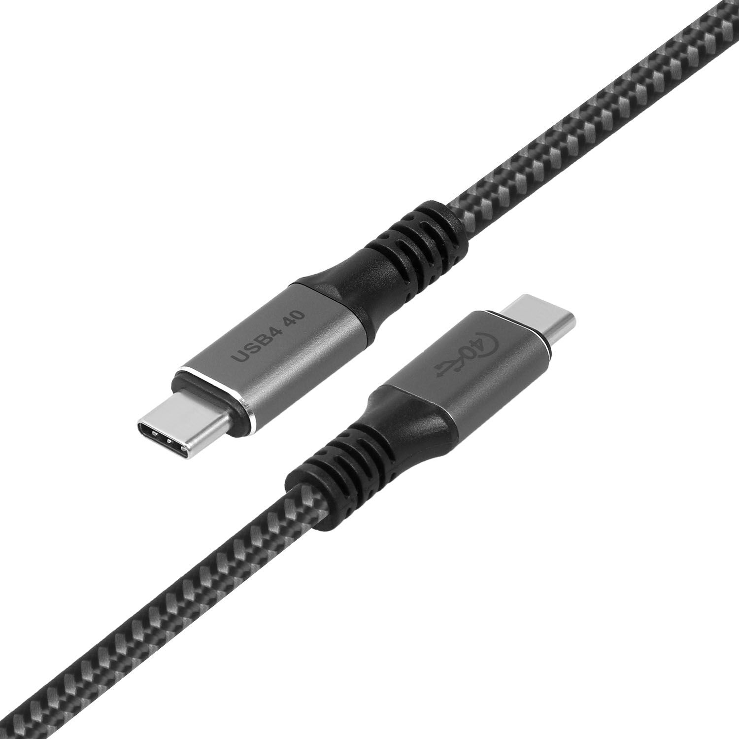 40Gbps 100W usb 4 Cable Transfer 4K 5K@60Hz For MacBooks Laptops