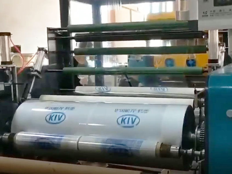 Online printing stretch film manufacturing machine successfully testing