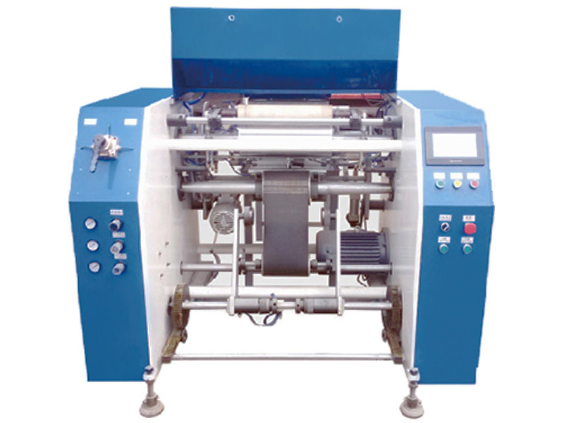 Semi Automatic Stretch Wrap Film Roll Slitter and Rewinder