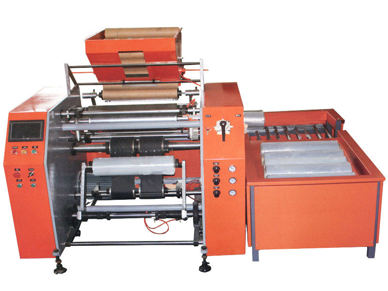 Fully Automatic High Speed Stretch Wrap Film Roll Rewinder Machine