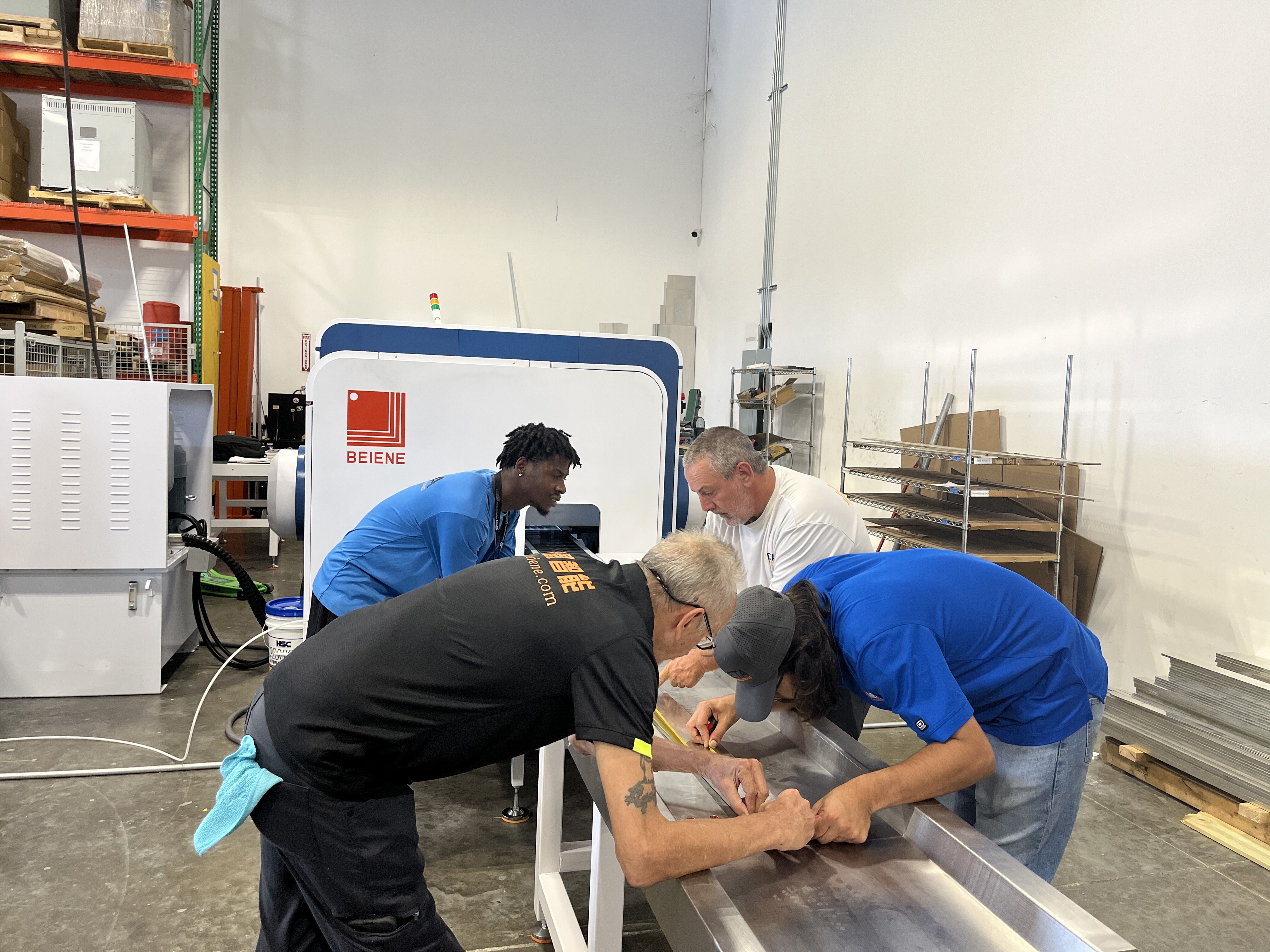 BEIENE On-site Support For USA Customer