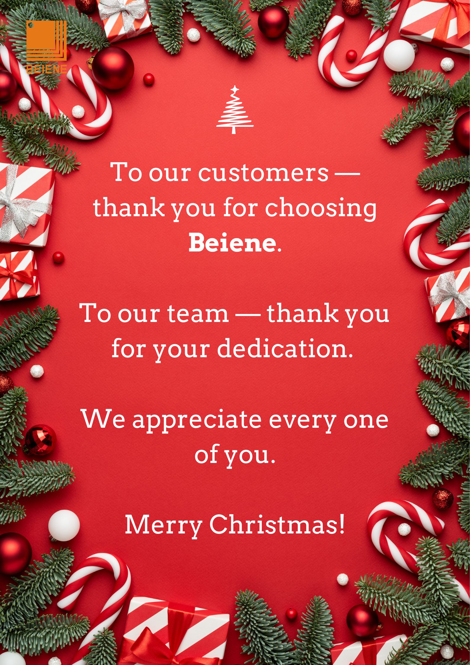 Merry Christmas from BEIENE