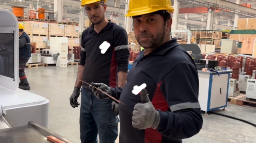 BEIENE intelligent 3D Busbar processing line  installed and put into operation at Turkey's largest transformer and switchgear factory