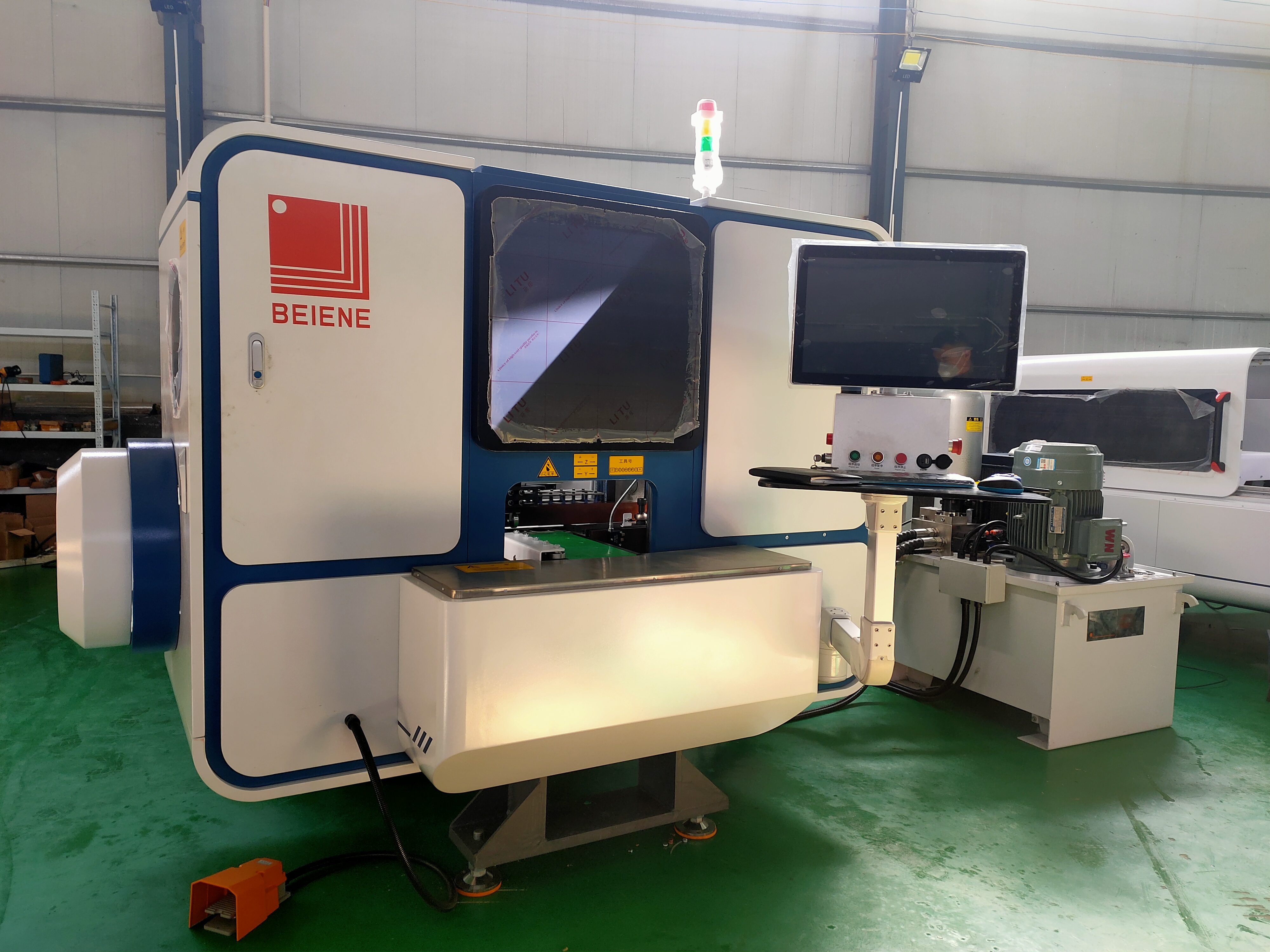 BEIENE delivery another Intelligent 3D busbar punching and shearing machine for customer from JIANGSU Province