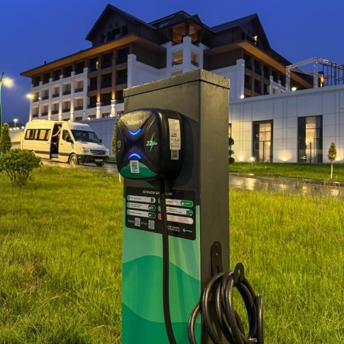 Teison Ev Wallbox Charger Installed in Azerbaijan