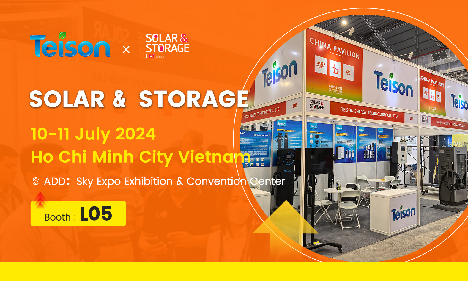Teison is at Solar&Storage Vietnam BoothL05, 10-11th July