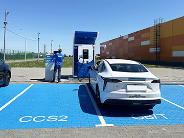 Teison 120kw dc charging station in Russia，2024