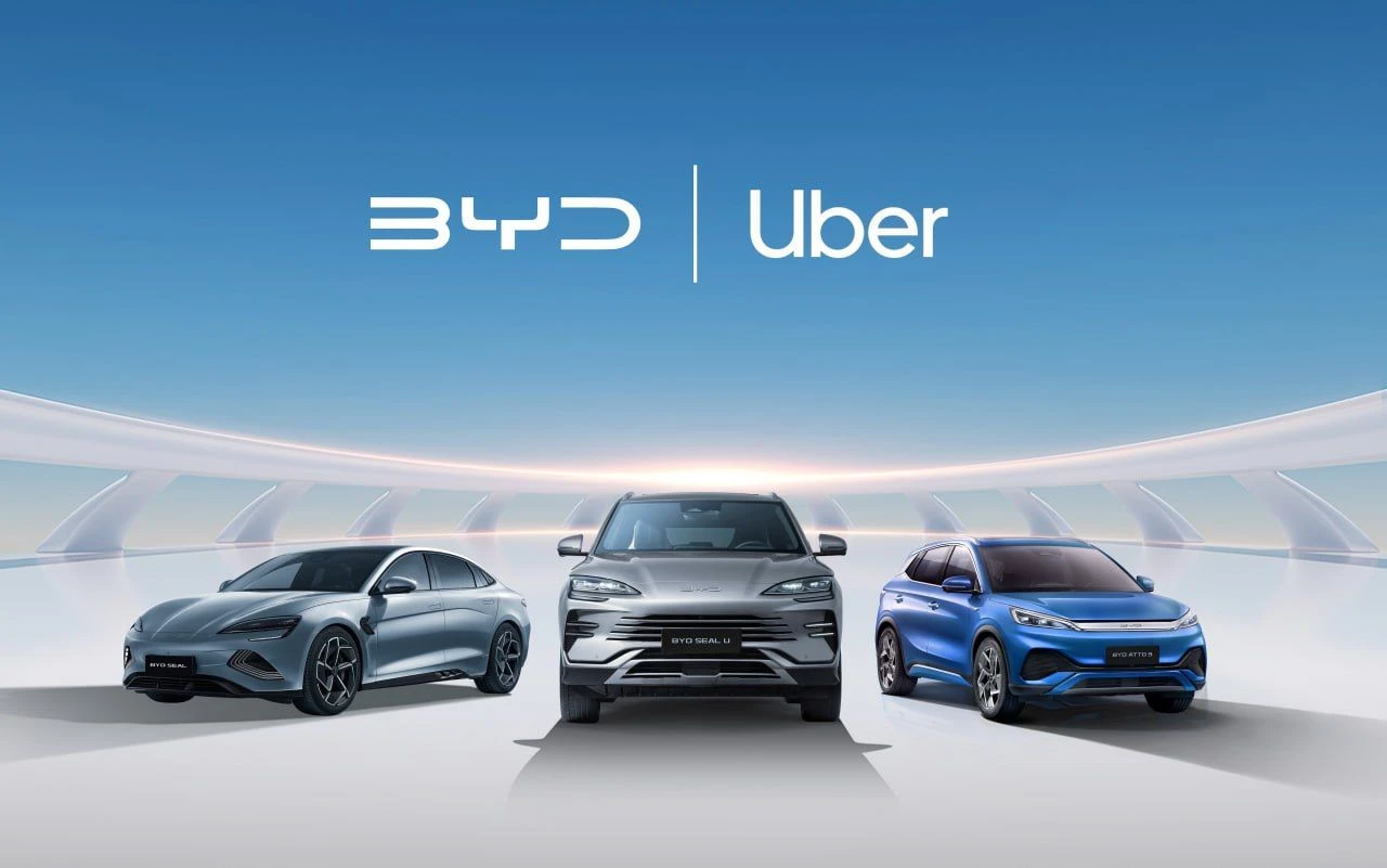 Uber teams up with BYD to put 100k EVs on the road 