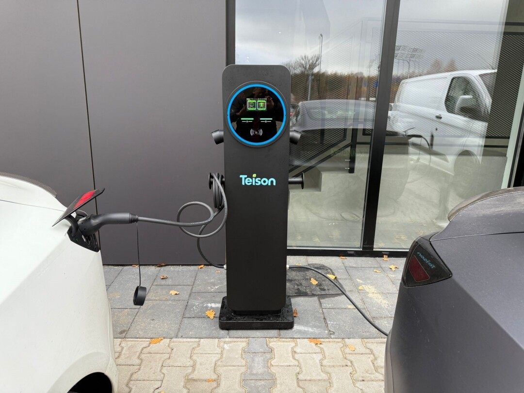 Teison Smart Twins Dual Socket Fast EV Charger installed in Poland, 2024 Teison Smart Twins Dual Socket Fast EV Charger installed in Poland, 2024