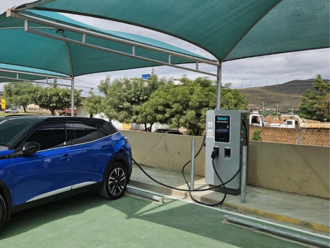 Teison DC Pro 120kW EV Charging Station installed in Brazil, 2024