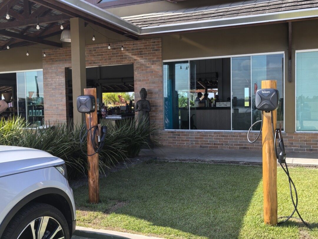 Teison Smart Mini EV Wallbox Charger installed in South America, 2024 Teison Smart Mini EV Wallbox Charger installed in South America, 2024