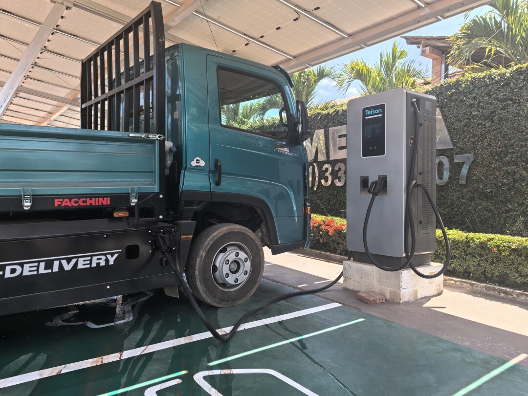 Teison DC MAX 240kW Charging Station installed in Brazil, 2024