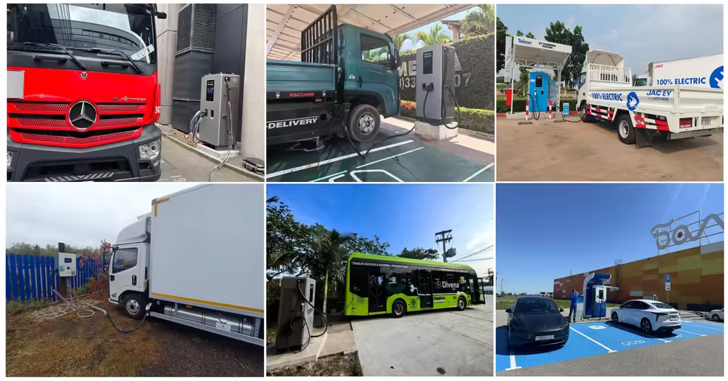 Teison Scalable EV charging infrastructure for your e-Truck fleet and E-Bus fleets