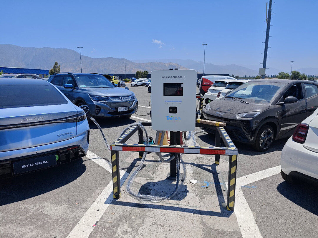 Teison 40kw DC MINI ev car charger in Chile, 2025 Teison 40kw DC MINI ev car charger in Chile, 2025