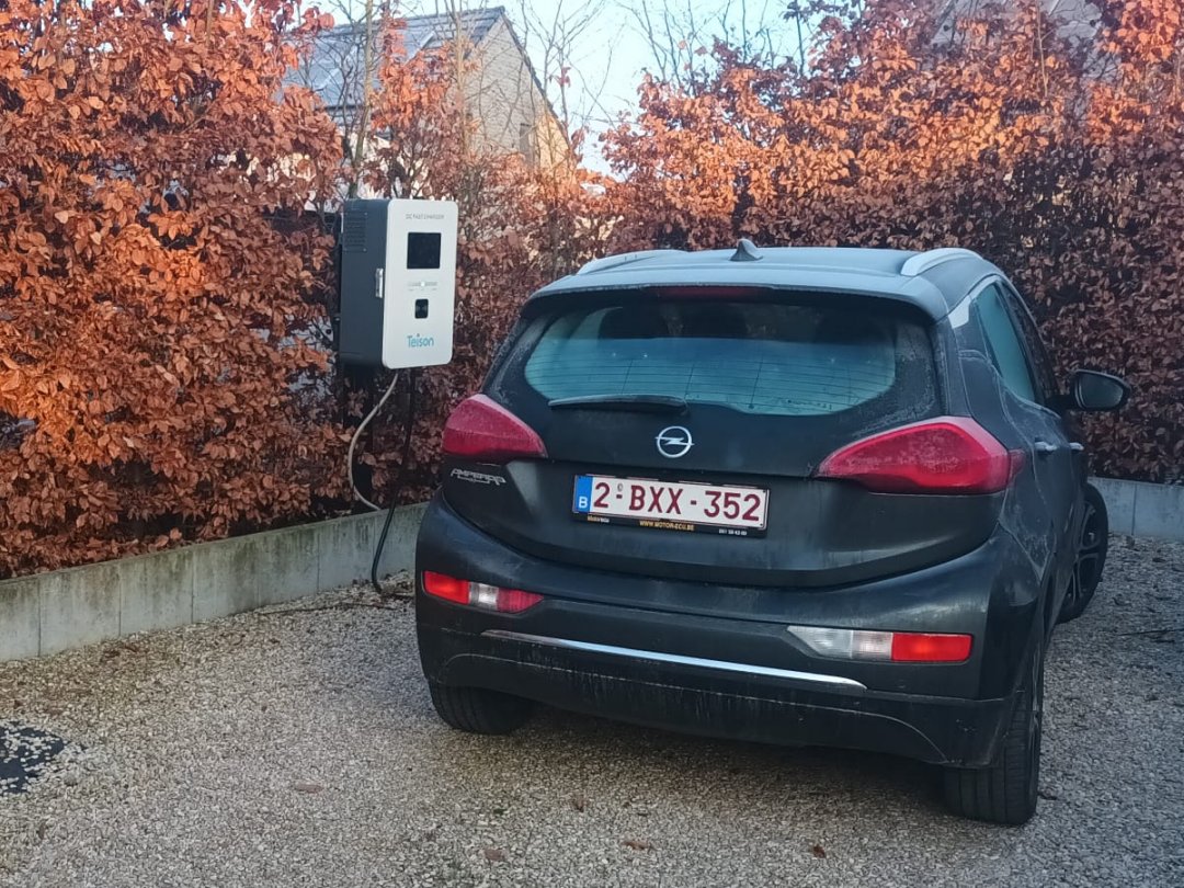 Teison 30kW DC MINI fast ev charger installed in Belgium, 2025 Teison 30kW DC MINI fast ev charger installed in Belgium, 2025