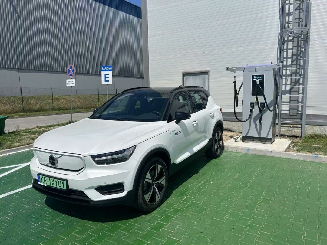 Teison 180kW DC Pro ev fast charger installed in Romania, 2025