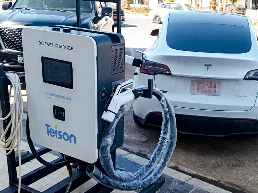 Teison DC MINI 40KW Dual ev charger installed in Iraq,2025 Teison DC MINI 40KW Dual ev charger installed in Iraq,2025