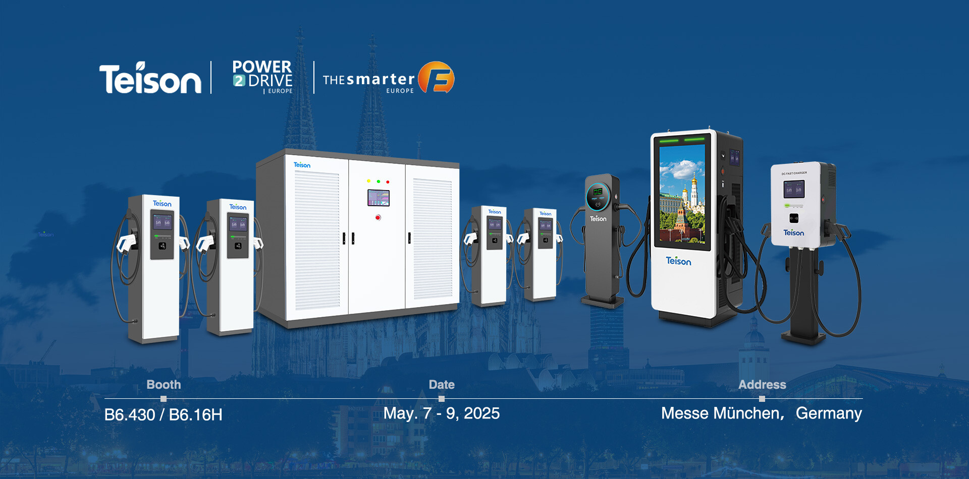 Teison ev charger & Power2Drive & The Smart E