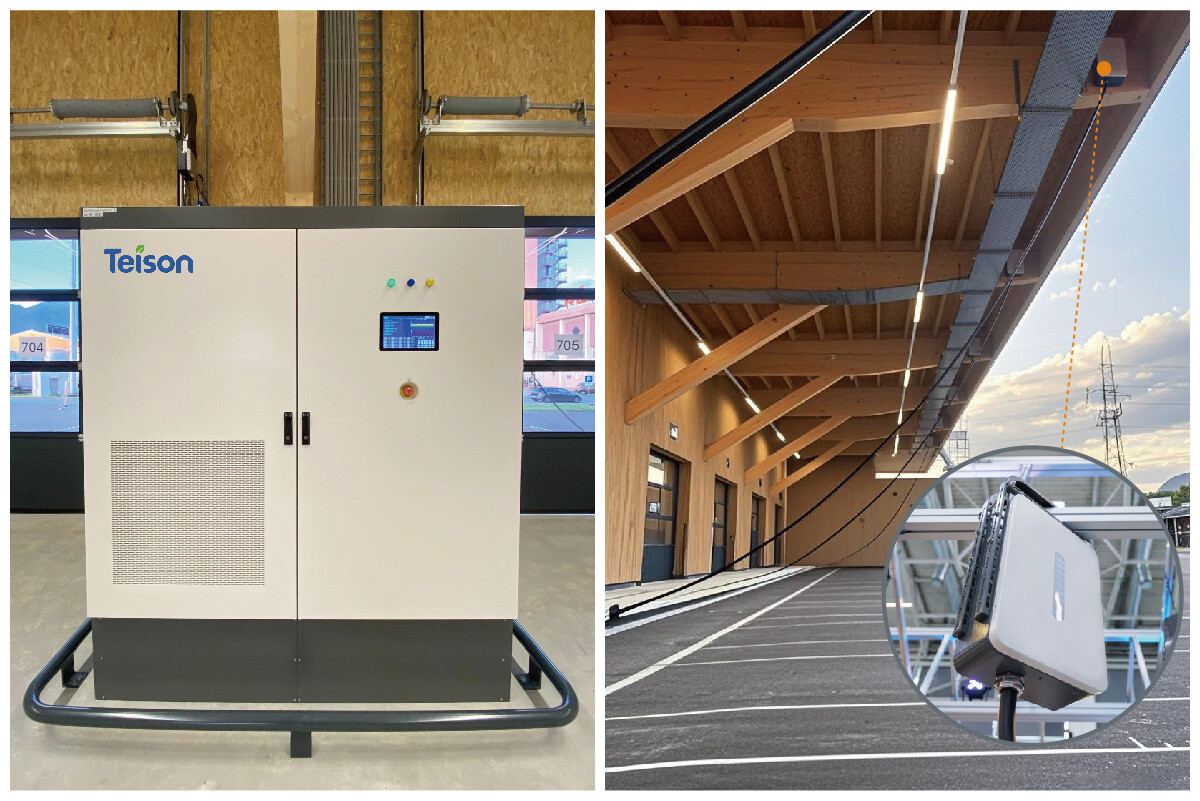 Teison Split DC charging system built for the real-world needs of operations and energy infrastructure, whether in logistics, in trade or in fleets. 