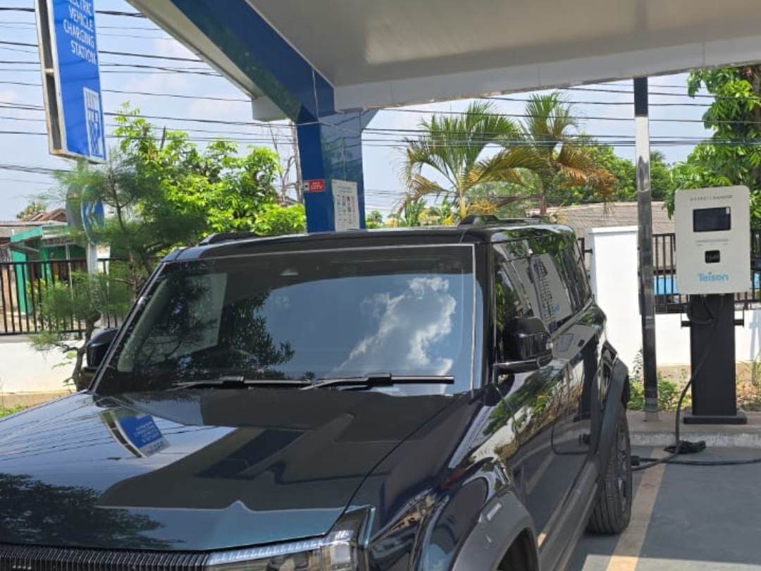 Teison 20kw DC wallbox charger installed in Indonesia, 2025