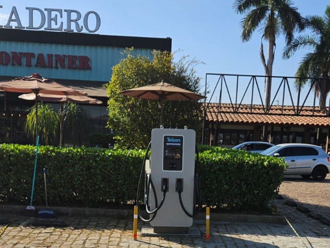 Teison 60kW DC PRO EV Charging Station installed in Brazil, 2025
