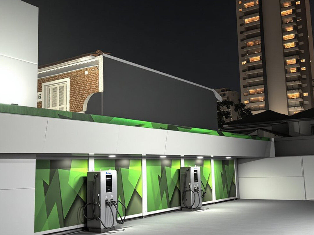 Teison DC MAX 180kW DC Fast Charging Station installed in South America, 2025