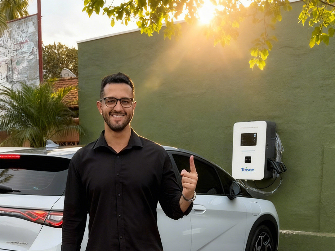 Teison DC MINI 30kW Rapid EV Wallbox Charger installed in Brazil, 2025 