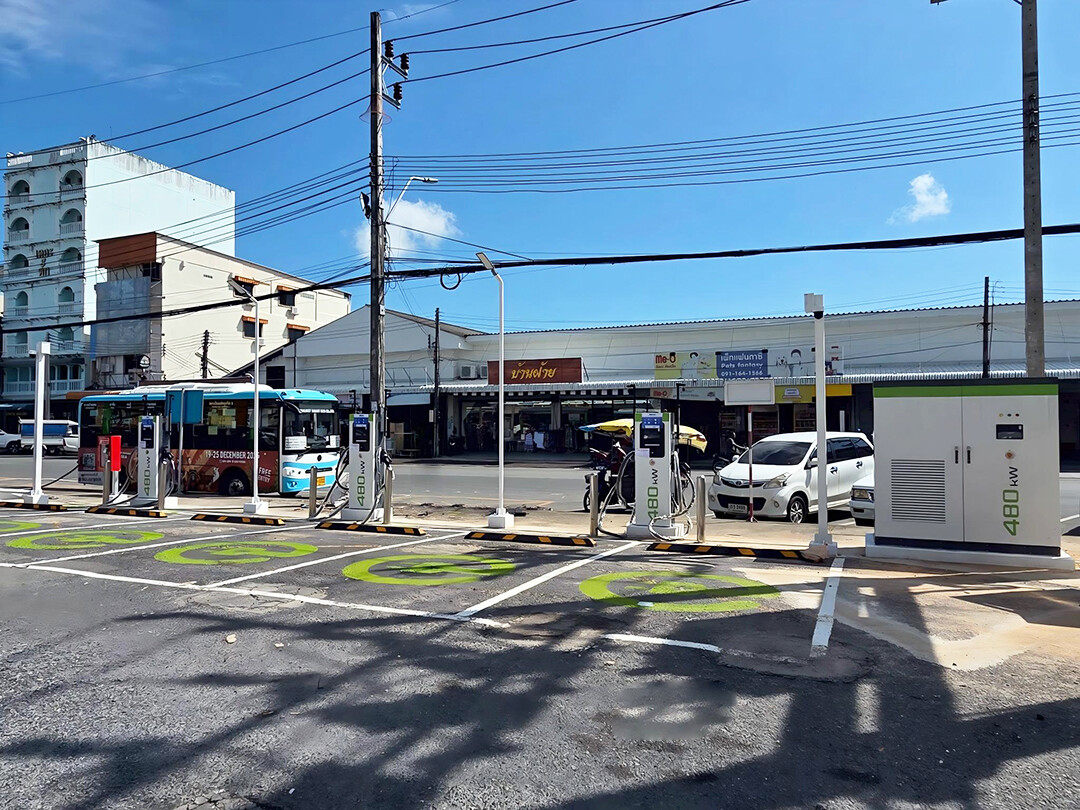Teison 480kW DC Charger split type CCS2 installed in Thailand, 2025
