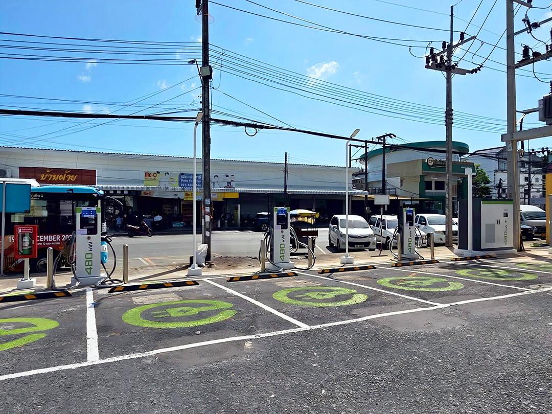 Teison 480kW DC Charger split type installed in Thailand