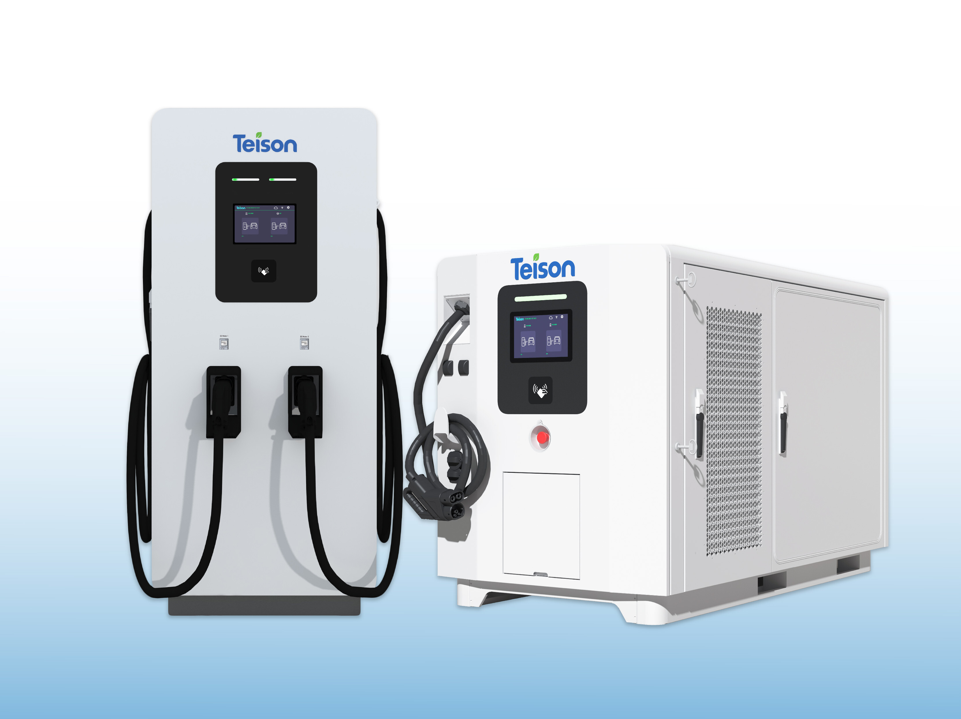 <br>ESS DC Charger with 215KWH battery inside fast powering up your EV and be installed on a truck and used as a mobile charging station to provide charging for other EV car.