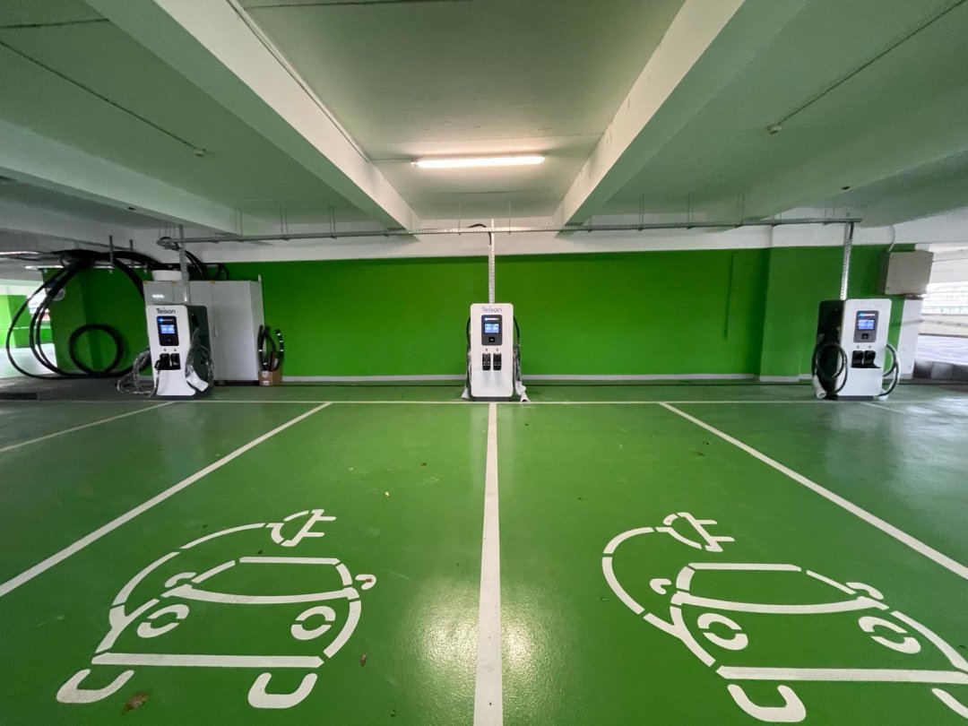 Teison DC Pro 80kW Dual EV DC Charging Station Installed in Jordan，2025