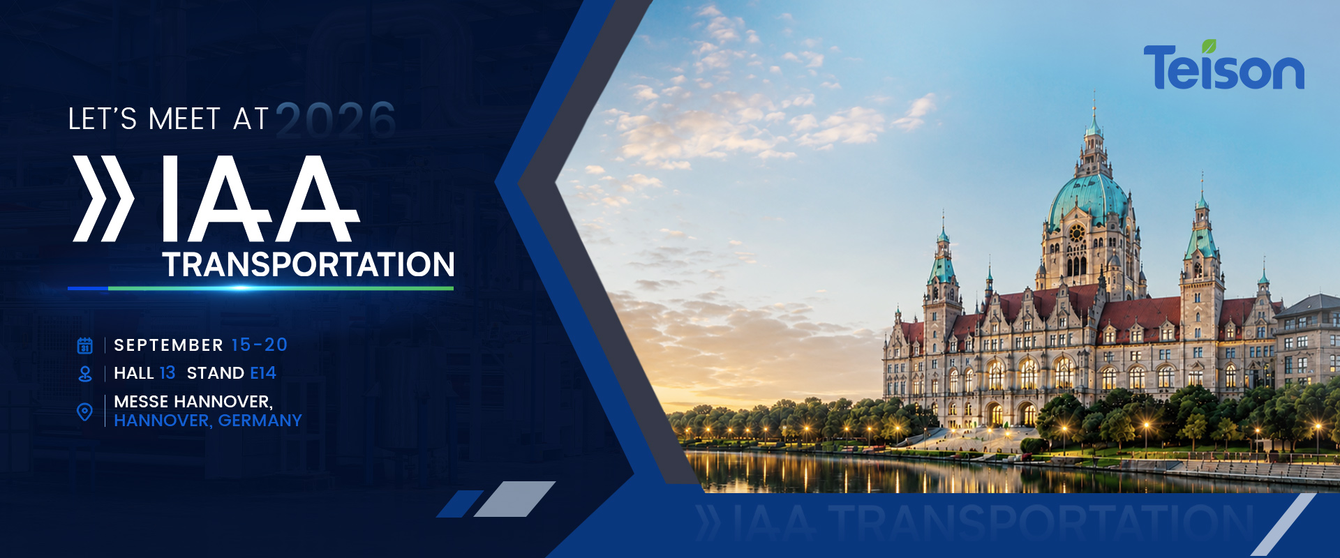 Join Teison At IAA Transportation 2026 in Hannover From September 15–20