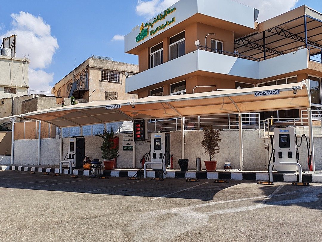 Teison DC PRO 120kW ev fast charging station installed in Jordan,2026 Teison DC PRO 120kW ev fast charging station installed in Jordan,2026