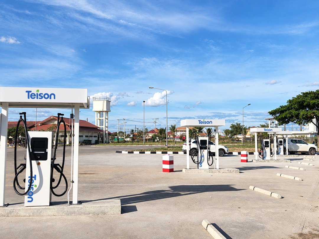 Teison DC Split 400kW ev charger installed in Laos, 2026 Teison DC Split 400kW ev charger installed in Laos, 2026