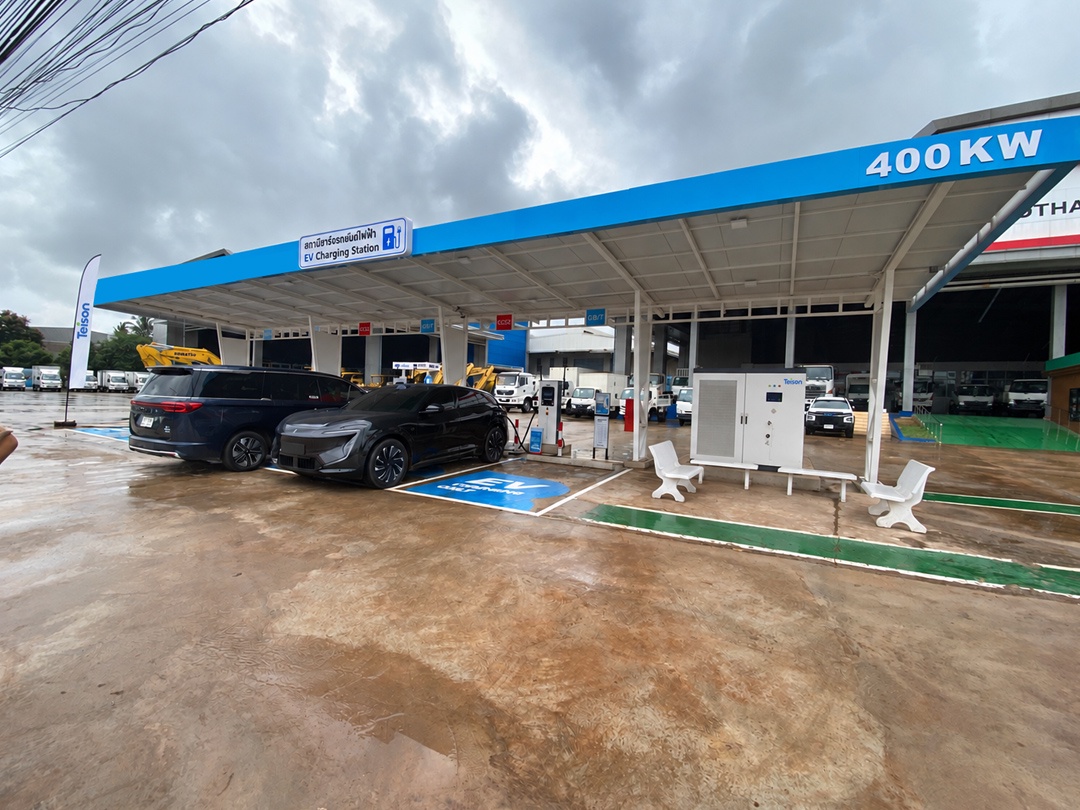 Teison DC Split 400kW Super Chargers installed in Thailand， 2026