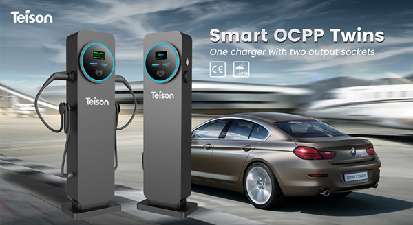 Teison new product: Floor stand commercial ac ev charger