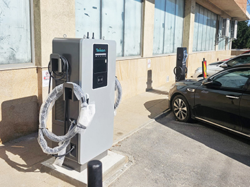 Teison 60kw DC Fast Charger and 2*22kW Smart OCPP TWINS in Romania, 2022