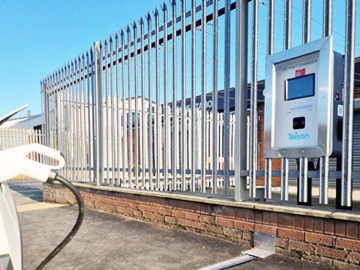 Teison 30kw DC Wall-mounted Charger in U.K., 2022