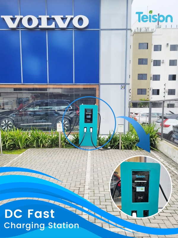 Teison 120kW 2Guns DC Fast Charger Installed in Brazil