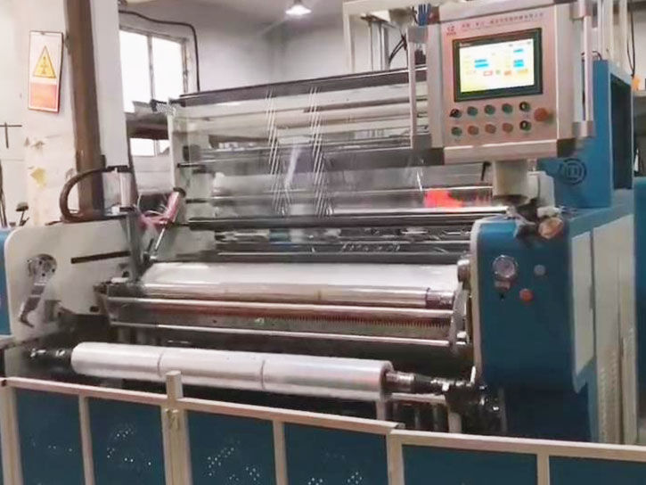 1500mm full automatic stretch film making machine complete testing at factory