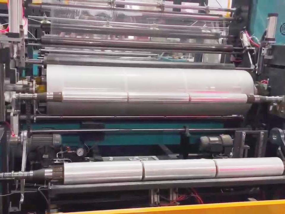 1500mm three layers stretch film making machine completed commissioning at factory