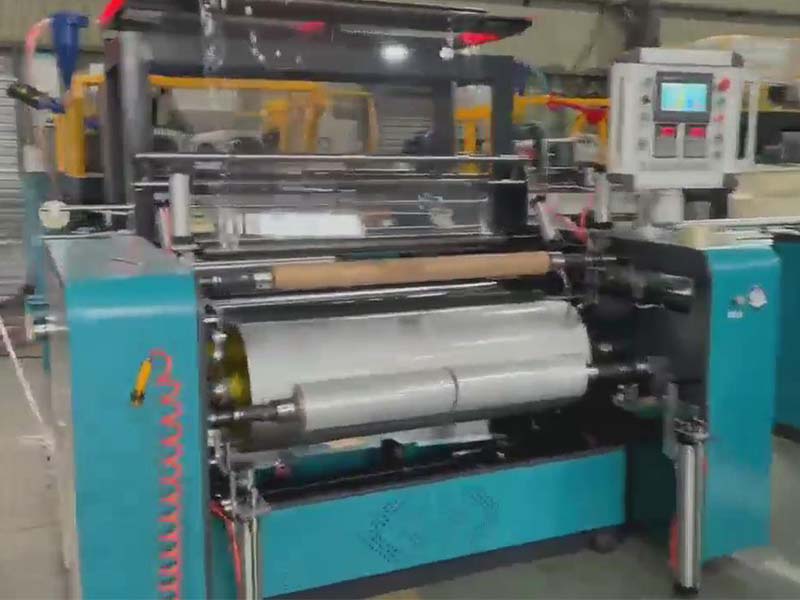 1000mm two layers Stretch film making machine complete commissioning
