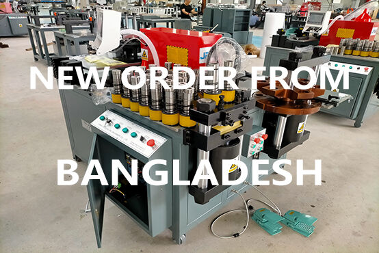Busbar machine order from Bangladesh