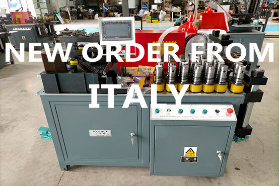 New busbar machine order from Italy
